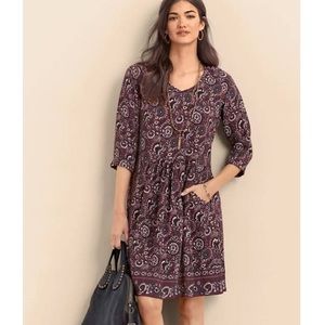 Garnet Hill Bohemian Pocket Dress